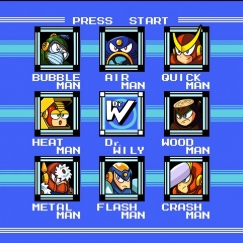 메가맨2 선택화면 리메이크