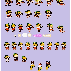 록맨 11 디자인의 롤쟝 도트...