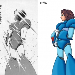 엑스의 헤어스타일