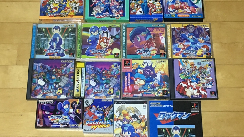 소장중인 록맨 게임 패키지 컬렉션